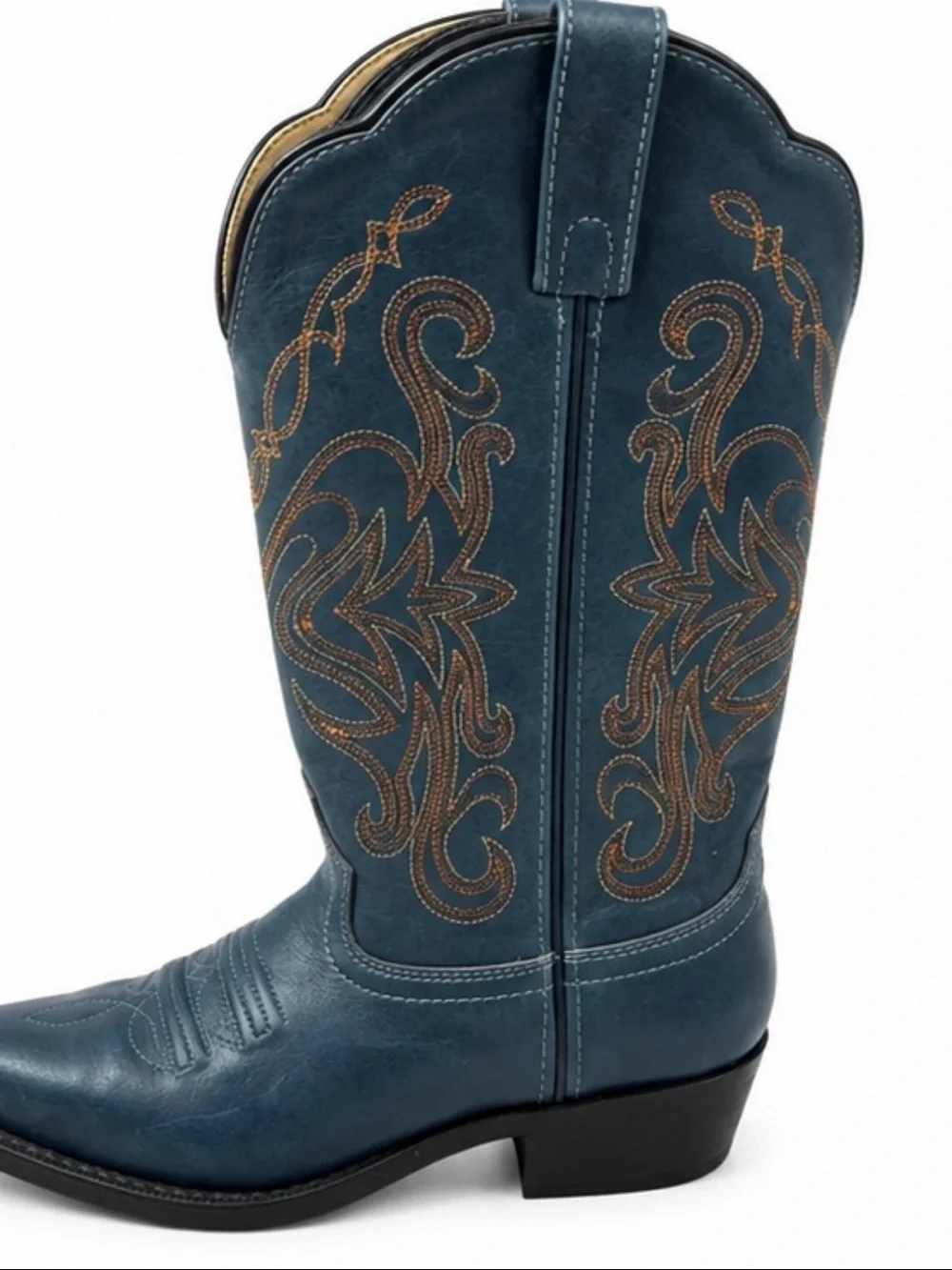 Smoky Mountain Boots Women's Over-the-Knee Western Boot in Teal